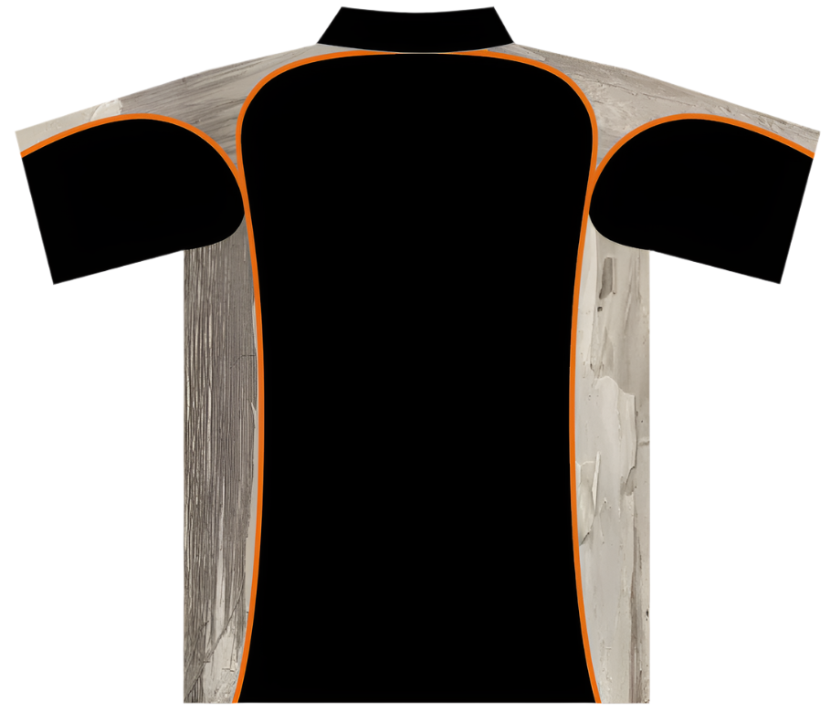 Plain Polos PWB001 - White With Black Panel